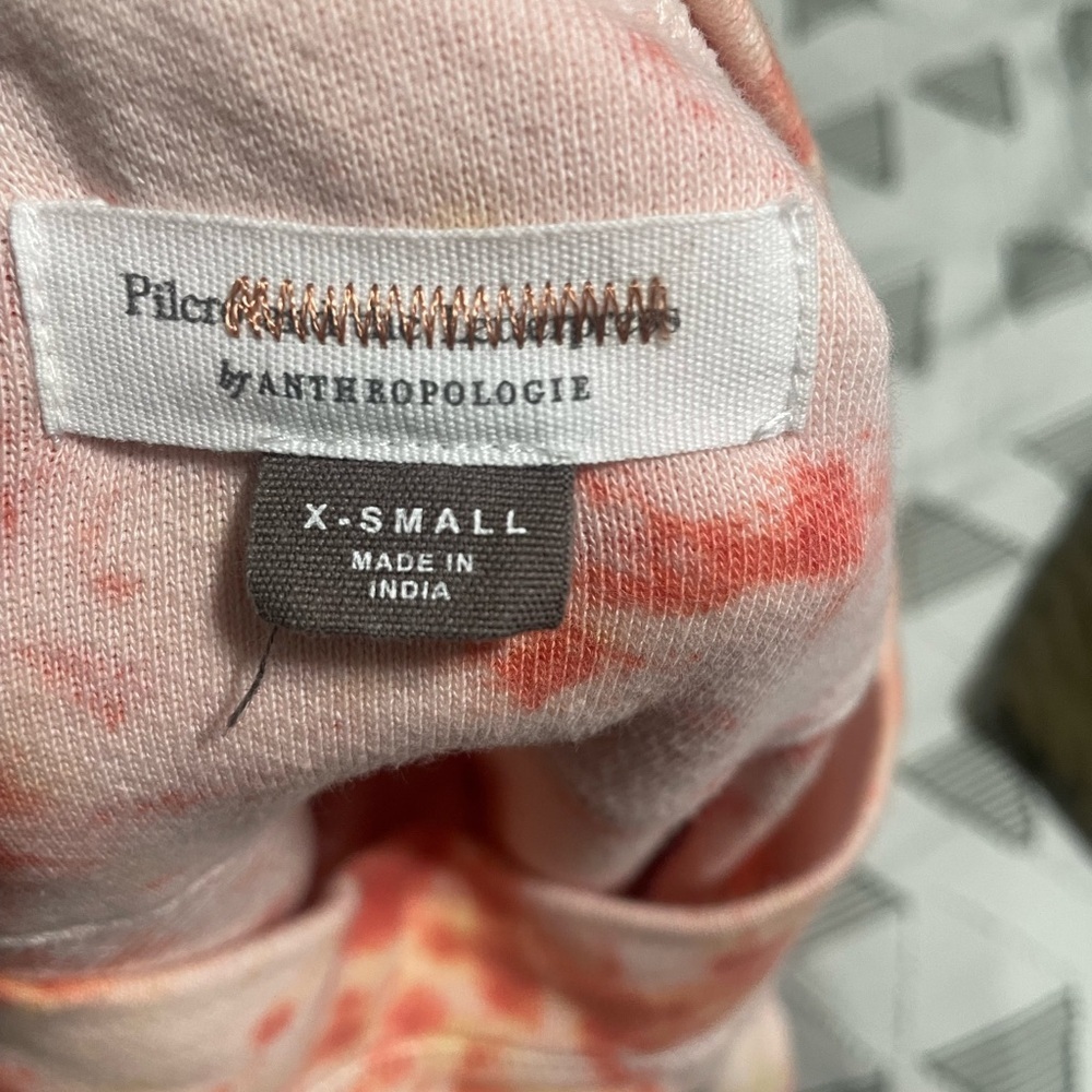 Anthropologie Pink and Orange Tie-Dye Top - Picture 2 of 4